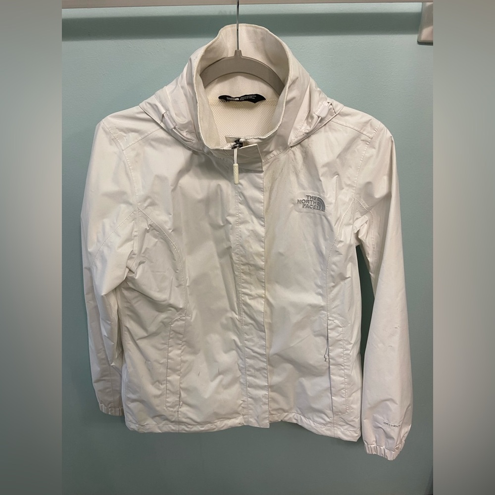 The North Face Hyvent Jacket in White (Medium) (water proof hiking)